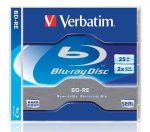 CIB - Verbatim Blu-Ray újraírható BD-RE SL 25GB 1-2x