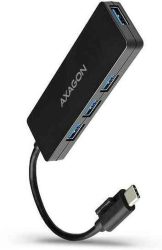 USB - HUB, 4 port, passzív, USB-C ( 5Gbps) -> 4 x USB-A, Axagon HUE-G1C