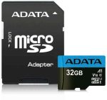   MK - MicroSD kártya  32Gb Adata Premier UHS-I CL10 + adapter (100/20)