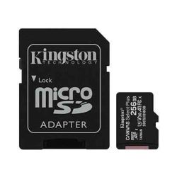 MK - MicroSD kártya 256Gb Kingston CL10 U3 Canvas Select Plus + adapter (100/85)