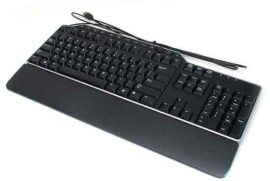 B - Dell KB522 multimédiás billentyűzet, magyar, USB, fekete