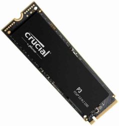 SSD -1 TB SSD, Crucial P3 M.2 NVMe PCIe 3.0 (3500/3000)