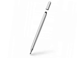 TAK - Érintőképernyő ceruza, Tech-Protect Magnet Stylus Pen, ezüst, FN0498