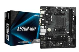 AS - Asrock A520M-HDV AM4 alaplap