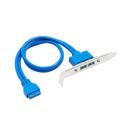 KELLÉK - Hátlapi kivezetés, USB 3.0, 2 port, Akyga