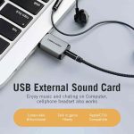   HK - Hangkártya, USB 2.0, Vention, Single jack, CTIA szabványú