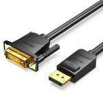 KÁBEL - Displayport (M) - DVI-D (M) kábel,  1.5m, Vention