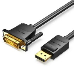 KÁBEL - Displayport (M) - DVI-D (M) kábel,  2.0m, Vention