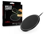   USB - Vezeték nélküli töltő, Maxlife Qi Wireless Charging, 10W, fekete