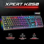   B - Spirit of Gamer XPERT K250 USB világító LED-es billentyűzet, mechanikus