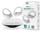   HKM - Bluetooth-os mikrofonos fülhallgató, Boompods Sportpods Ocean TWS, fehér