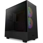 HZ - NZXT H5 Flow RGB ATX ház, táp nélkül, fekete