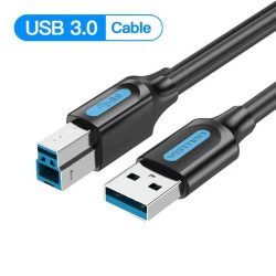 KÁBEL - USB 3.0 A-B kábel 1.5m, Vention